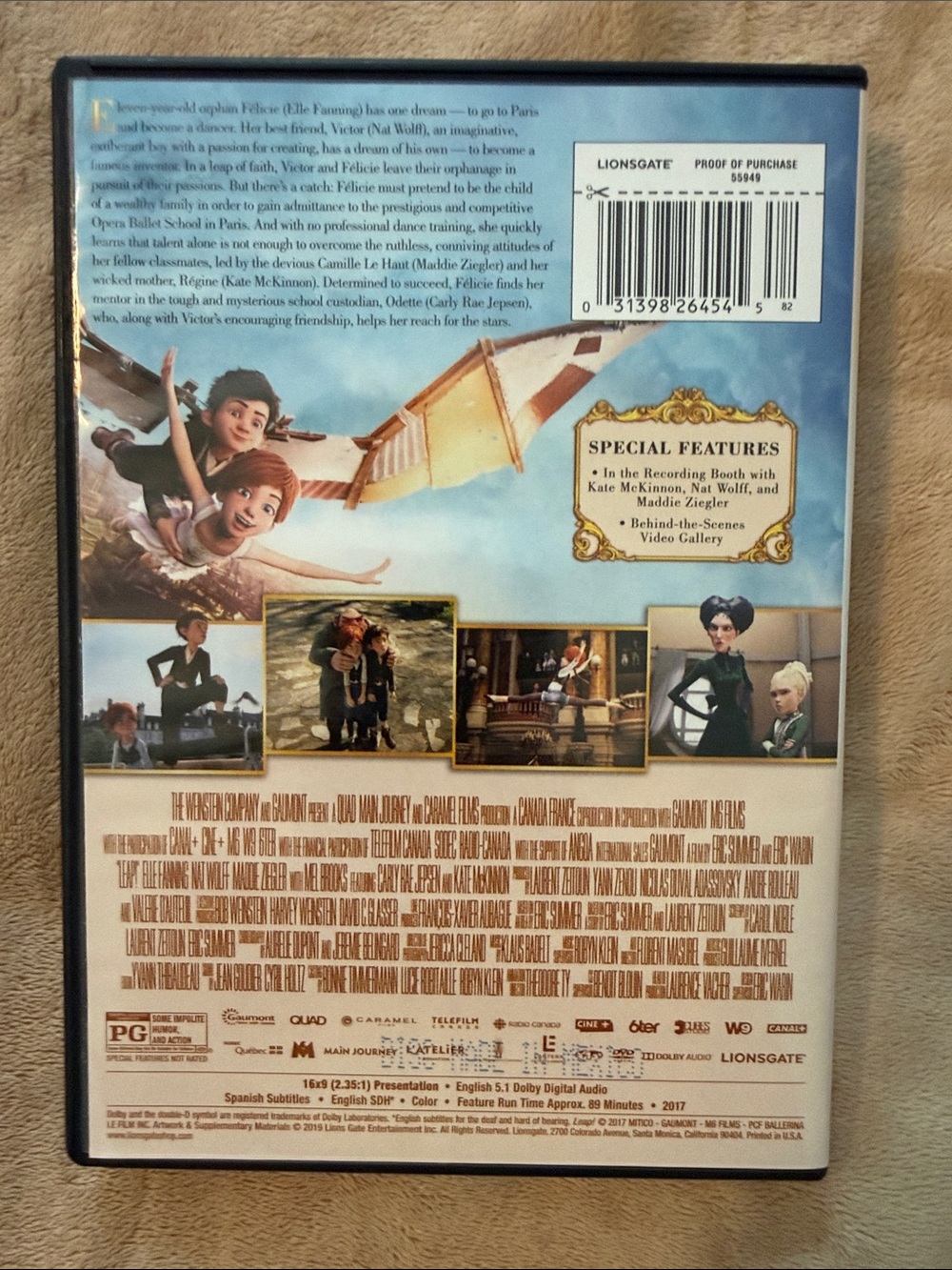 Leap! DVD Movie - Picture 2 of 3